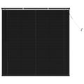 vidaXL Žalúzia Čierny 150 x 150 cm 25 mm PVC