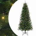 vidaXL Umelý vianočný stromček Zelená 240 cm PE a PVC