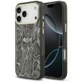 Ochranné puzdro Guess Python Pattern MagSafe pre iPhone 17 Pro Max čierne