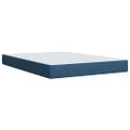 vidaXL Boxspring posteľ s matracom modrý 140x190 cm látka