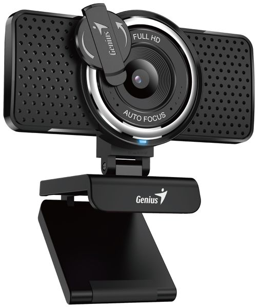 GENIUS webová kamera ECam 8020AF/ Full HD 1080P/ automatické ostření/ USB-C/ USB/ mikrofon/ kryt soukromí Webkamera, Full HD 1080p, Auto Focus, USB-A/USB-C, mikrofon, krytka soukromí, cerná