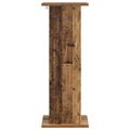 vidaXL Stojan na rastliny 2 ks Staré drevo 30,5 x 30 x 80,5 cm