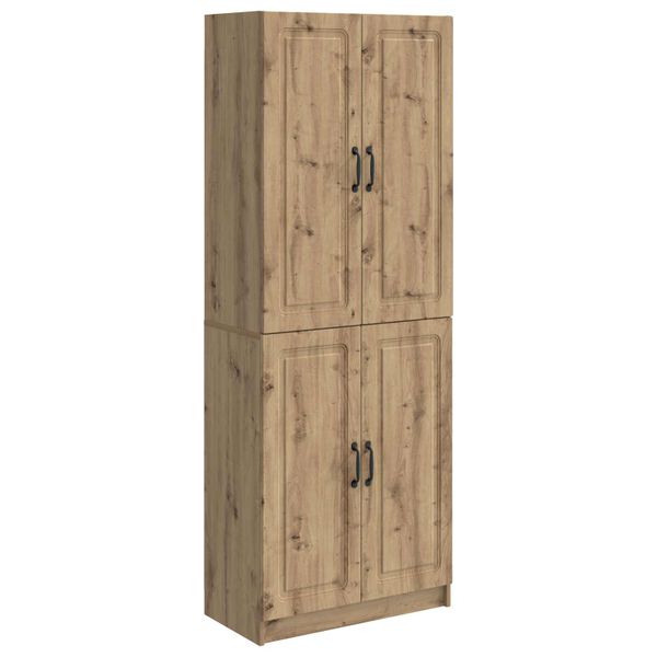 vidaXL Sada skríň 2 pcs Kompozitné drevo
