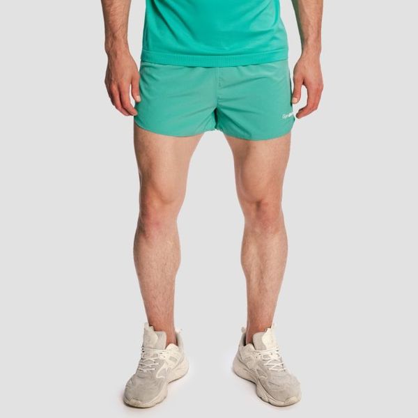 Pánske bežecké šortky Pulse X Green- GymBeam, veľkosť S