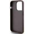 Puzdro Guess pre iPhone 15 Pro 6,1" GUHCP15LG4GFBR hnedé HC PU 4G Metal Logo