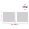 vidaXL Kryt na silo Zelená 24 x 5 m HDPE