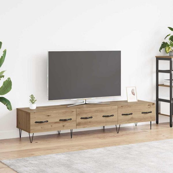 vidaXL TV skrinka dub artisan 150 x 36 x 30 cm Kompozitné drevo