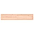 vidaXL Stolová doska 220x40x(2-6) cm, neošetrený masív, živé hrany