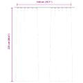 vidaXL Zatemňovacie závesy 2 ks s háčikmi, zamat, krémové 140x225 cm
