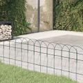 vidaXL Záhradné oplotenie, železo s práškovou úpravou 25x0,4 m