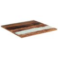 vidaXL Štvorcová stolová doska 80x80 cm, 25-27 mm, recyklovaný masív