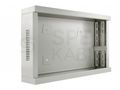 Kovový rozvádzač montážna skriňa 540x350x120 mm TPR-2U, chrbát plech, lesklá biela