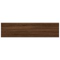 vidaXL Nástenné police 8 ks hnedý dub 40x10x1,5 cm kompozitné drevo