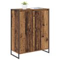 vidaXL Skriňa na topánky Staré drevo 79 x 36 x 100 cm Kompozitné drevo