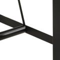 vidaXL Barový stôl 110x55x107 cm masívna akácia a železo