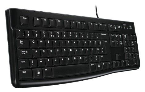 Logitech K120/Drôtová USB/ CZ- SK layout/Čierna