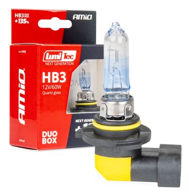 Halogénové žiarovky HB3 12V 60W LumiTec NEXT GENERATION +135% DUO AMiO-04406