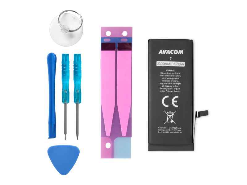AVACOM batéria pre Apple iPhone 7 - vysokokapacitný, Li-Ion 3,8 V 2300mAh (náhrada 616-00255)