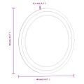 vidaXL LED kúpeľňové zrkadlo 40 cm okrúhle