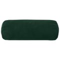 vidaXL Poťah na podložku 2 pcs HEERLEN Tmavozelená Ø 15 x 40 cm Zamat