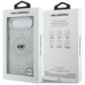 Obal Karl Lagerfeld IML Karl Head Logo MagSafe pre iPhone Air sivý