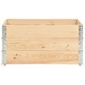vidaXL Paletové nástavce 3 ks 80x120 cm borovicový masív
