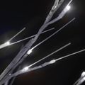 vidaXL Vianočný stromček/vŕba 180 LED 1,8 m studená biela dovnútra/von
