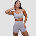 Športová podprsenka FIT Mist Grey - GymBeam, veľkosť XS, veľkosť oblečenia XS