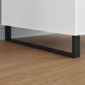vidaXL Nohy nábytku 2 ks Čierna 596 x 40,5 x 100 mm Železo