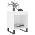vidaXL Nočné stolíky 2 ks biele 40x35x50 cm kompozitné drevo