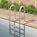 vidaXL Bazénový rebrík 54x38x158 cm 304 nehrdzavejúca oceľ