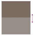 vidaXL Roleta zatemnenie Coffee 135x150 cm Šírka látky 131,6cm