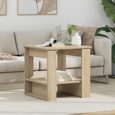vidaXL Konferenčný stolík Sonoma dub 51 x 50 x 50 cm Kompozitné drevo