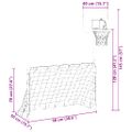 vidaXL Detská futbalová a basketbalová súprava s loptičkami 98x50x70cm