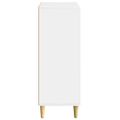 vidaXL Servírovacia skriňa Biela s vysokým leskom 66 x 34,5 x 90 cm