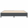 vidaXL Platformový rám postele Tmavo šedá 200 x 200 cm