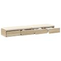 vidaXL Zásuvky pod posteľ Sonoma dub 160 x 36,5 x 16,5 cm
