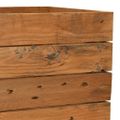 vidaXL Vyvýšený záhon 150x40x55 cm, recyklované tíkové drevo a oceľ