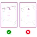 vidaXL Stolová doska tmavohnedá 180x60x(2-6)cm ošetrený masív hrany
