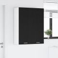 vidaXL Závesná skrinka Čierny dub 80 x 31 x 100 cm Kompozitné drevo