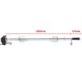 vidaXL Grilovací ražeň s motorčekom, oceľ, 1000 mm