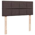 vidaXL Boxspring posteľ s matracom tmavohnedá 100x200 cm látka