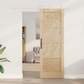vidaXL Posuvné dvere ORKDAL 73,5 x 211 cm Borovicový masív
