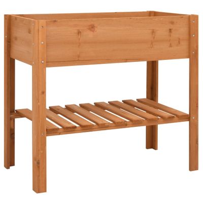 vidaXL Stojan na kvety 88x43x80 cm jedľové drevo