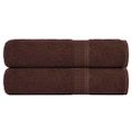 vidaXL Utierky na ruky FROGN 2 ks hnedé 50x100 cm 360 g/m²