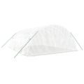 vidaXL Fóliovník s oceľovým rámom biely 30 m² 5x2x2,3 m