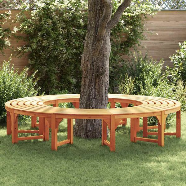 vidaXL Stromová lavička 2 pcs Prírodná 160 x 80 x 45cm