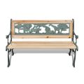 vidaXL Detská záhradná lavička 84 cm, drevo