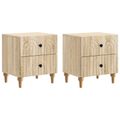vidaXL Nočný stolík 2 ks Dub sonoma 43 x 34,5 x 48 cm Kompozitné drevo