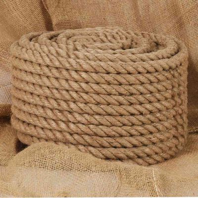 vidaXL Lano zo 100% juty 20 mm 100 m